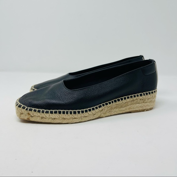 EVERLANE LEATHER ESPADRILLE WEDGE SHOES - Picture 11 of 11